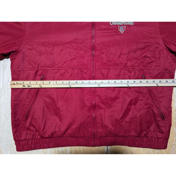Cutter and Beck CB Weather Tec Red‎ zippered Jacket 2011 St. Louis Cardinals XL - Picture 15 of 16